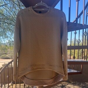 NOBULL Unisex Olive Waffle Knit sweatshirt NWOT M